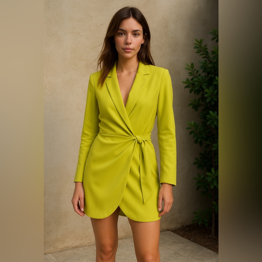 Zara Blazer Wrap Dress